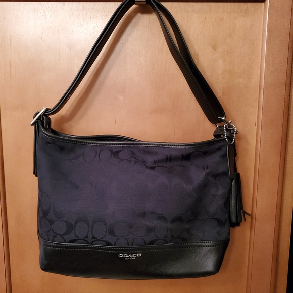 Coach Black Legacy Signature EW Duffle - Picture 1 of 8